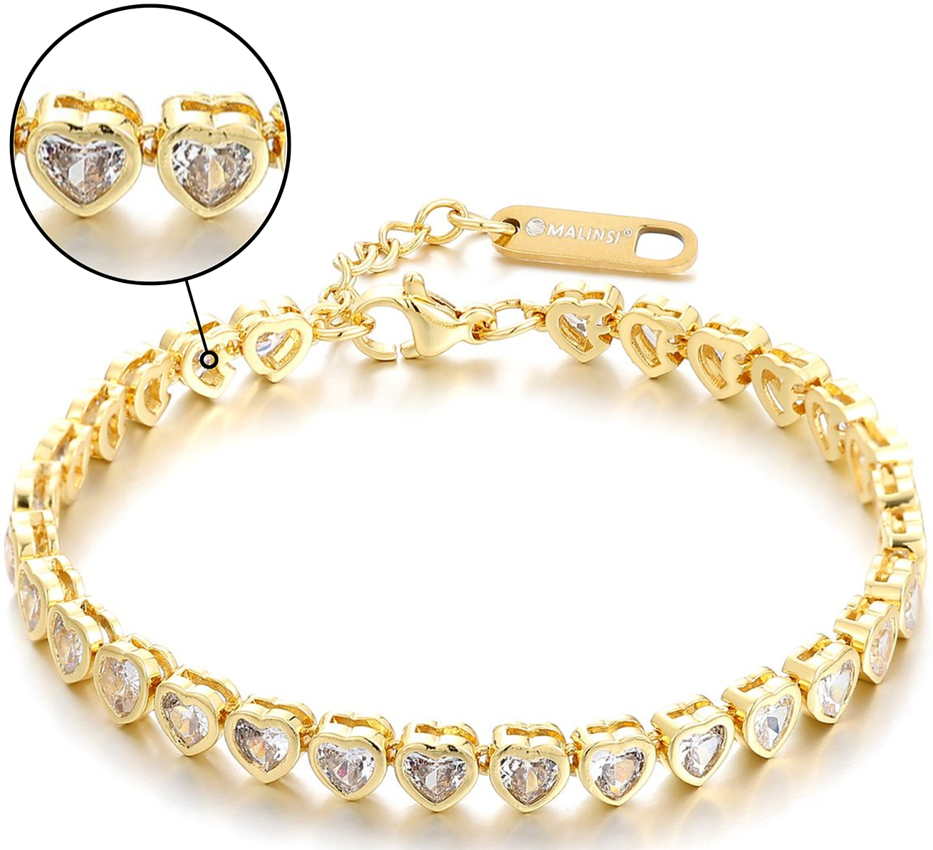 Armband met bewerkte blauwe stenen - De Goud Winkel Armband met bewerkte blauwe stenen - De Goud Winkel