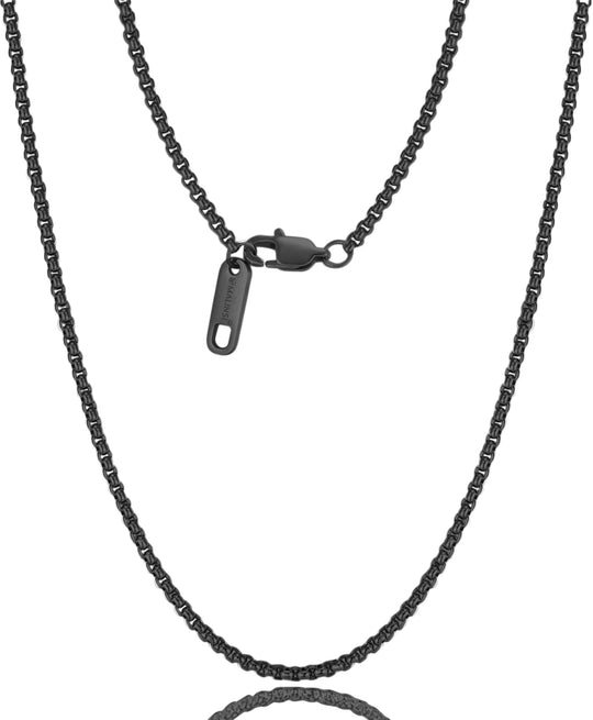 Anker Chain Ketting | Compleet RVS 60cm | Zwart