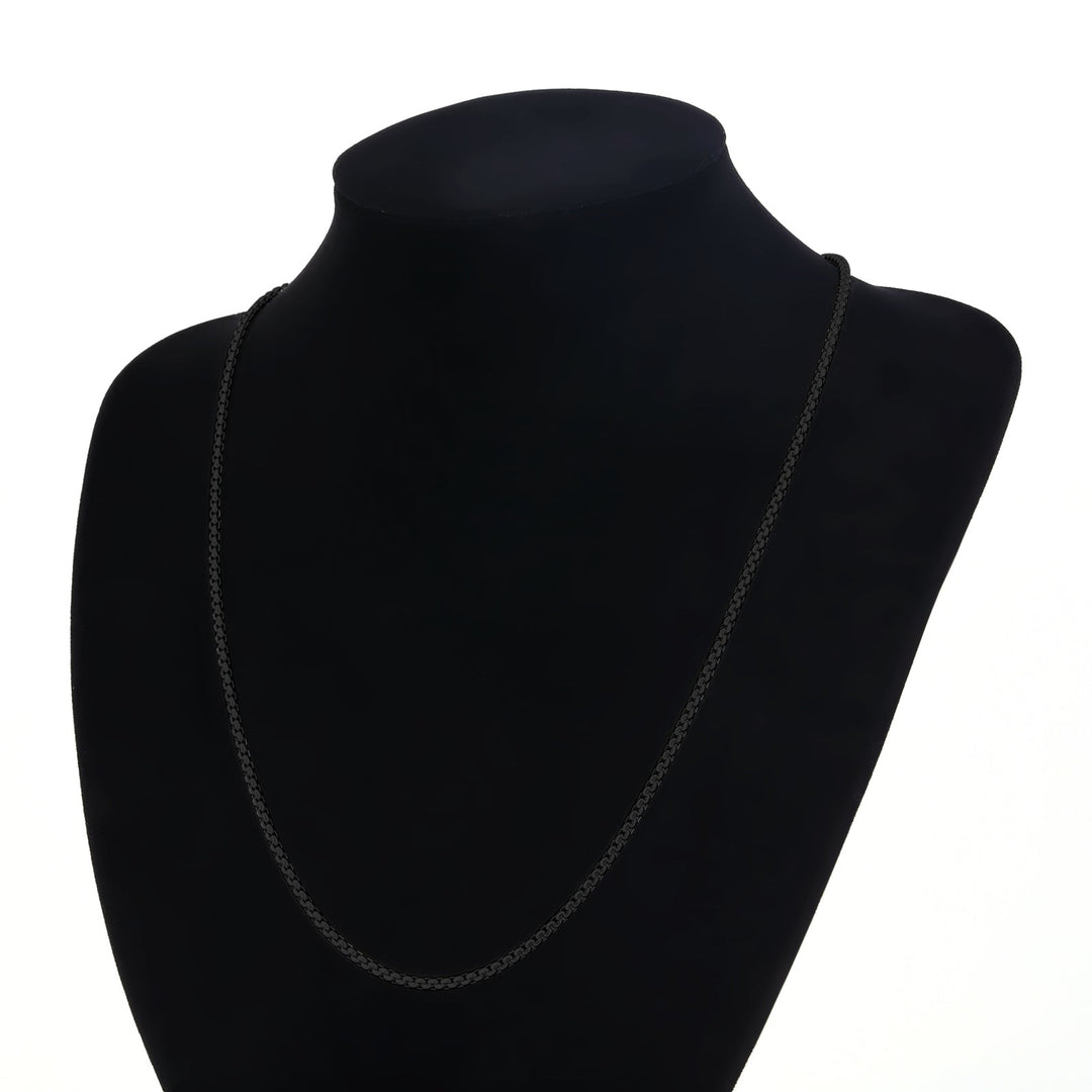 Anker Chain Ketting | Compleet RVS 60cm | Zwart