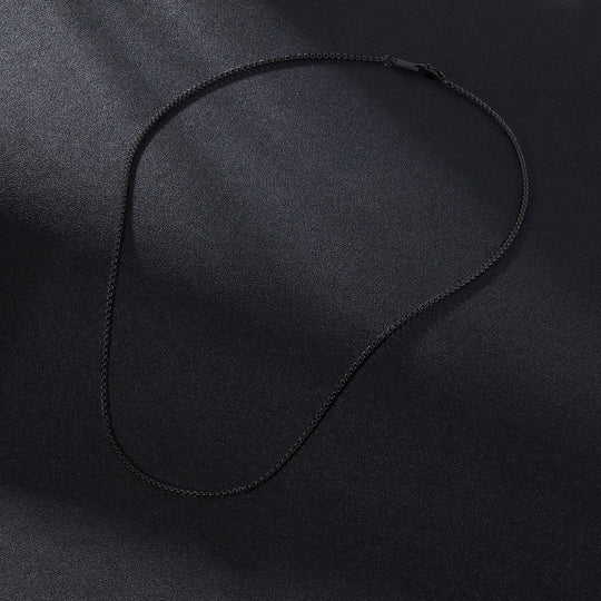 Anker Chain Ketting | Compleet RVS 60cm | Zwart