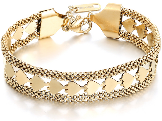 Armband Dames Hart | Goud 18K Plating