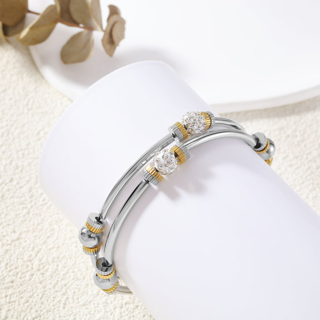 Armband Dames | Ealstische Bangle | Compleet RVS