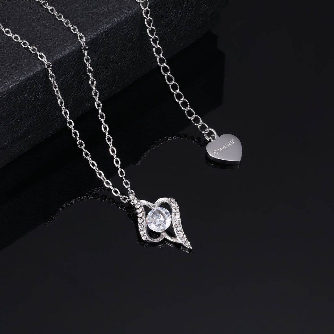 Ketting Dames | Hug Diamant | Zilver RVS | Zirkonia