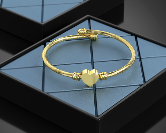 Hart Armband | Goud