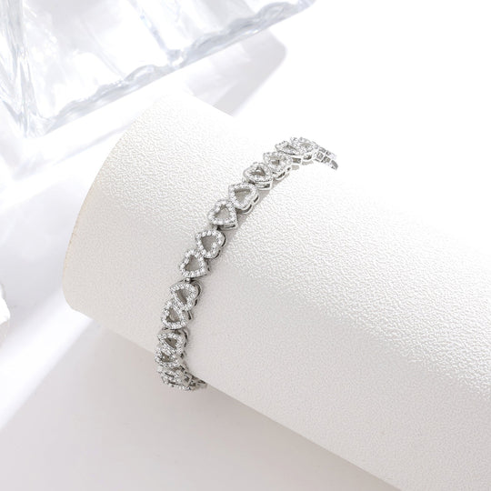 Armband Dames Luv | Zilver Platinum Plating | Zirkonia