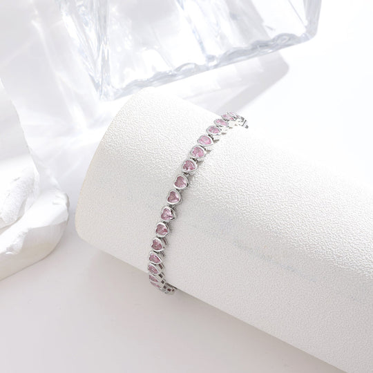 Armband Dames Lovely | Zilver platinum Plating | Zirkonia