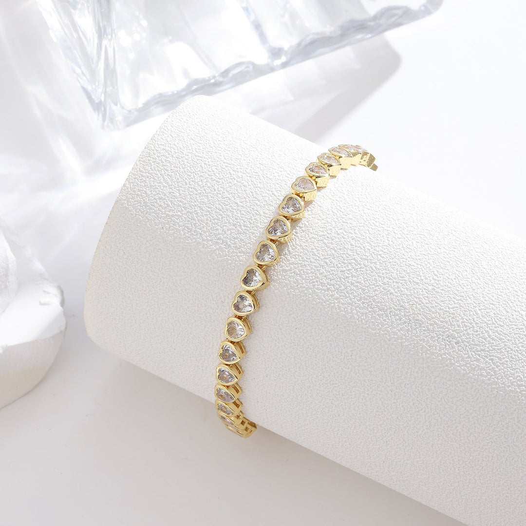 Armband Dames Lovely | Goud 18K Plating | Zirkonia