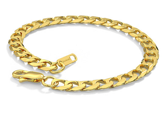 Cuban Link Armband | Compleet RVS 6mm | Goud