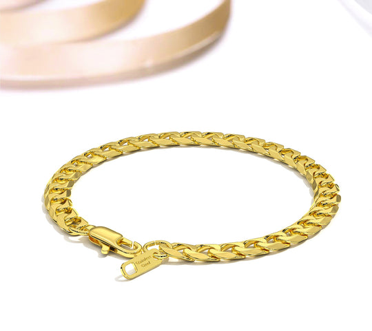 Cuban Link Armband | Compleet RVS 6mm | Goud