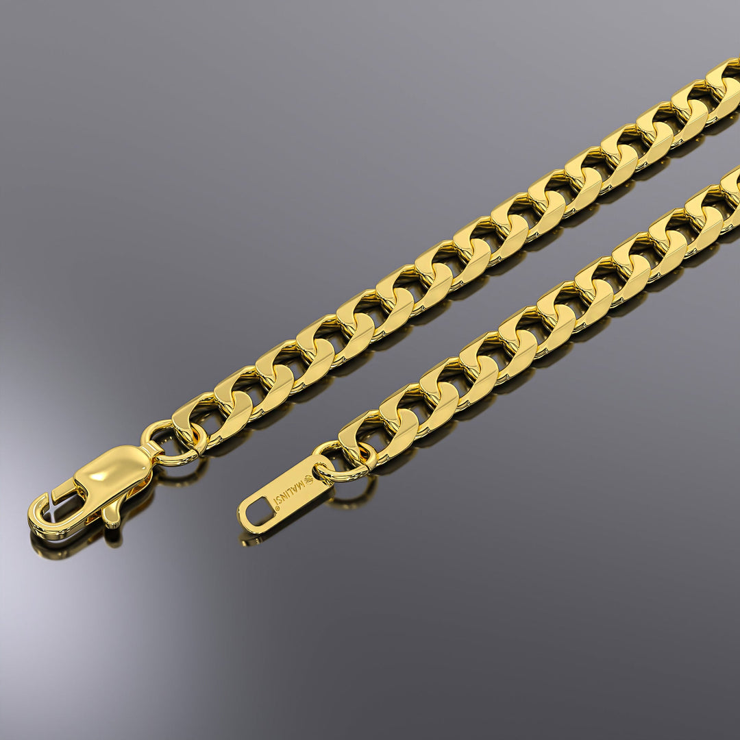 Cuban Link Armband | Compleet RVS 6mm | Goud