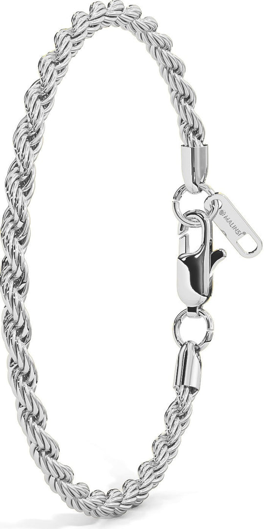 Rope Chain Armband | Compleet RVS 5mm | Zilver