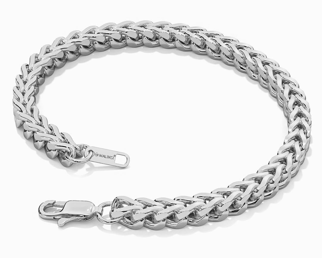 Schakel Armband | Compleet RVS 4mm | Zilver