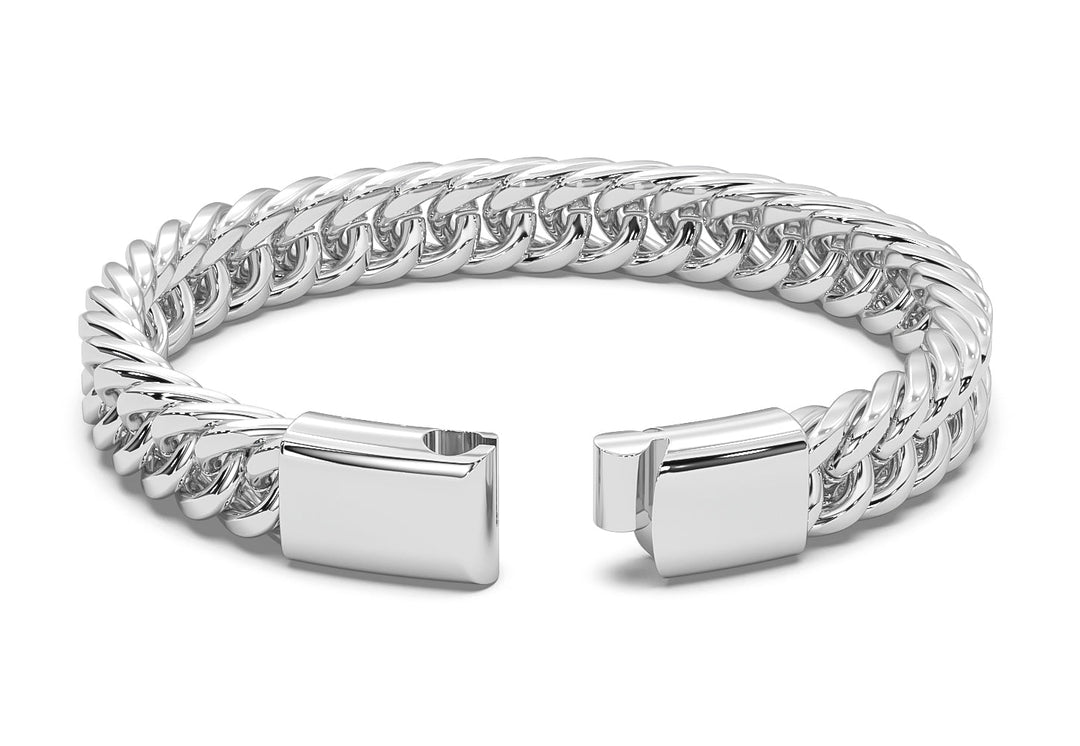 Cuban Link Armband | Compleet RVS 10mm | Zilver