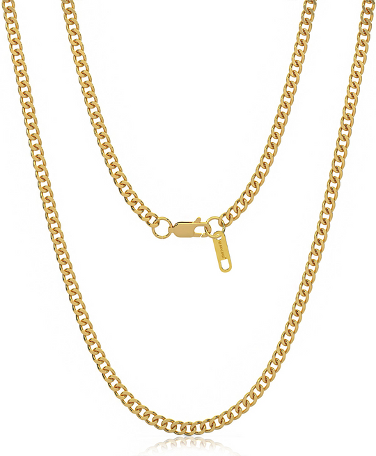 Cuban Link Ketting | Compleet RVS 60cm | Goud